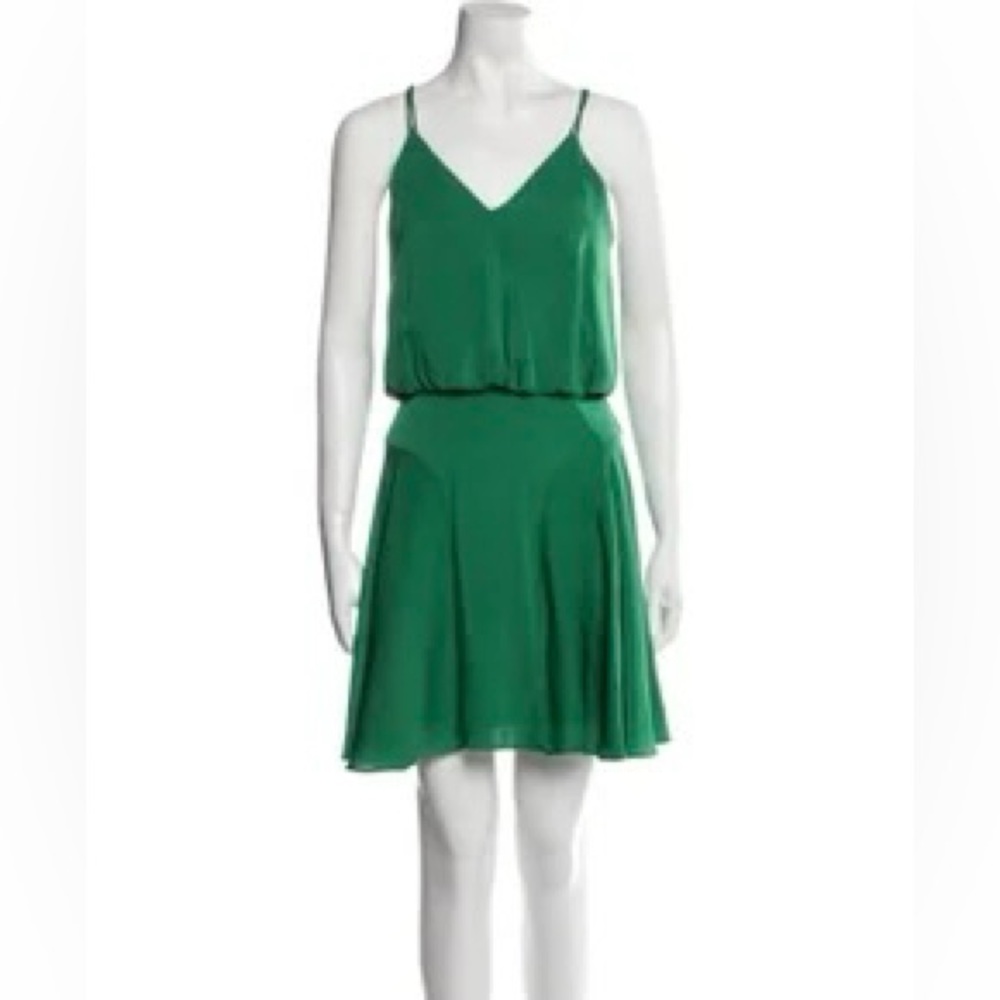 Milly green mini dress, size 6